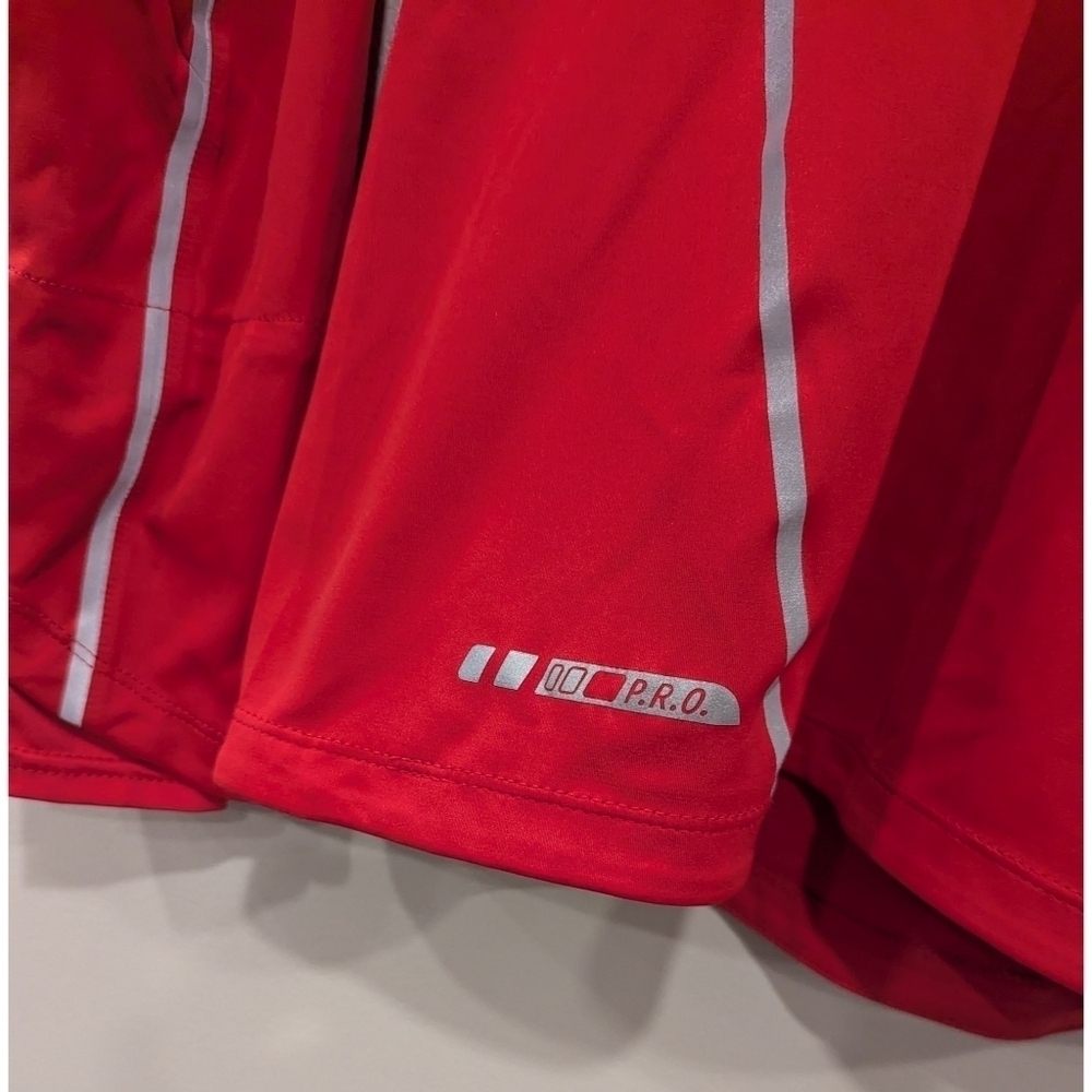Pearl Izumi Pro Series Red Half Zip Long Sleeve Pullover Size Medium - Picture 4 of 9